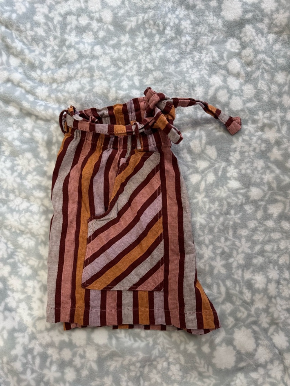 Anthropologie Paperbag Waist Striped Shorts -Small NWOT 🩳❤️ - Picture 4 of 8